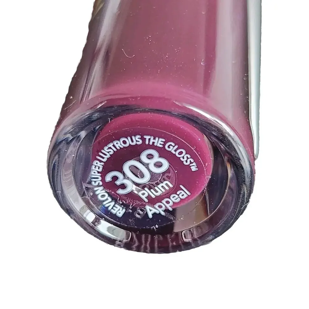 1x REVLON SUPER LUSTROUS THE GLOSS LIP GLOSS 308 PLUM APPEAL